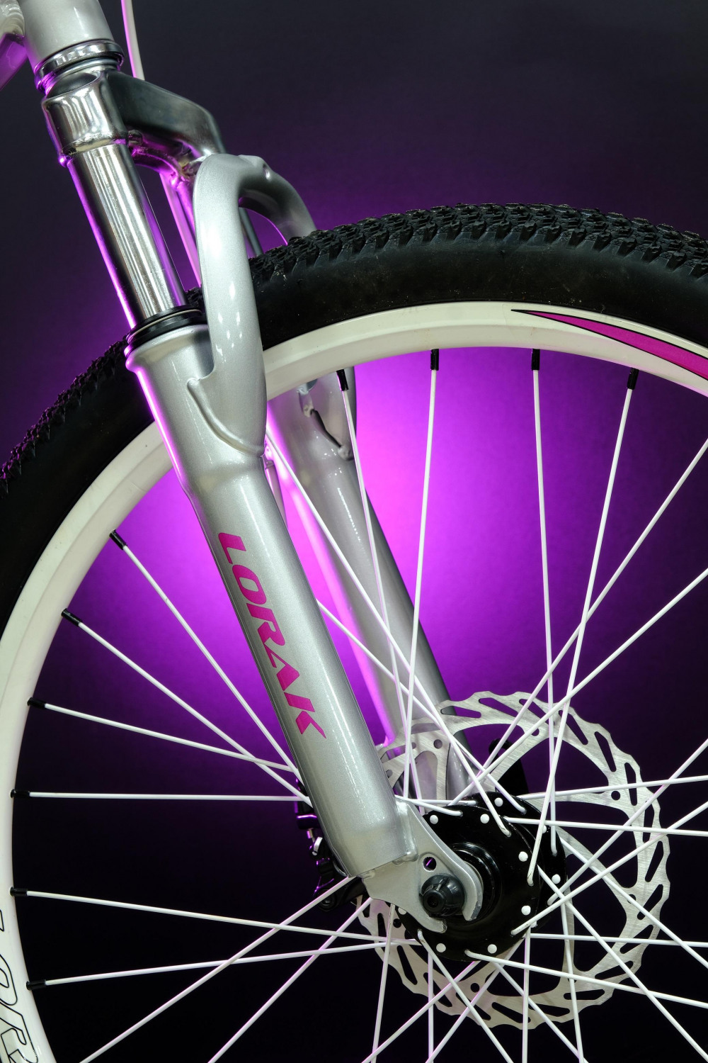 Lorak Shark 24 White Серебро/Розовый