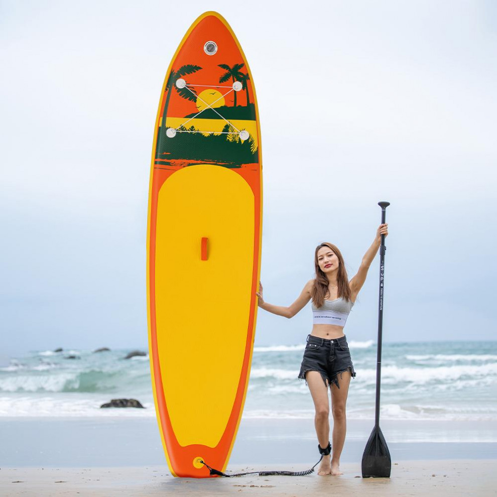 Сапборд SUPFW31B (335*84*15) оранжевый, код 78913